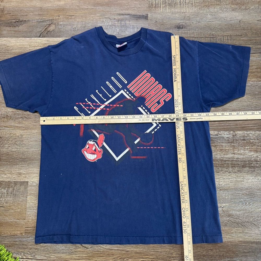 Vtg 1994 Cleveland Indians MLB single stitch T shirt - Picture 6 of 6